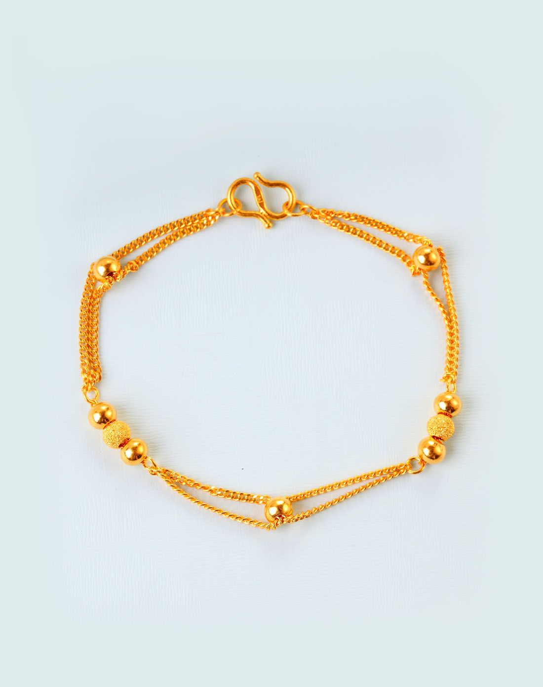 【转运珠手链】黄金足金高工艺手链sc5239(5克)