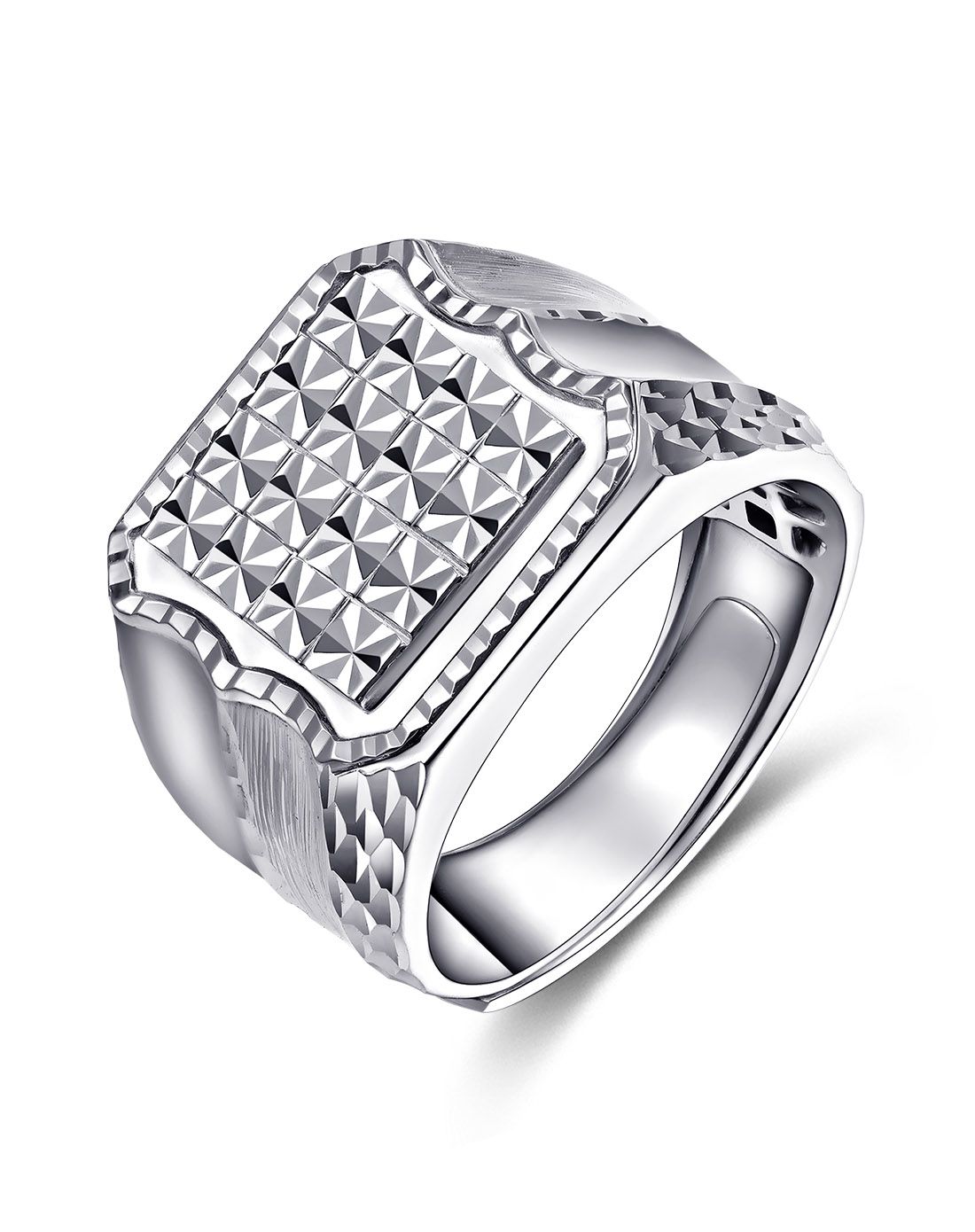 铂金pt950男款戒指 明仕