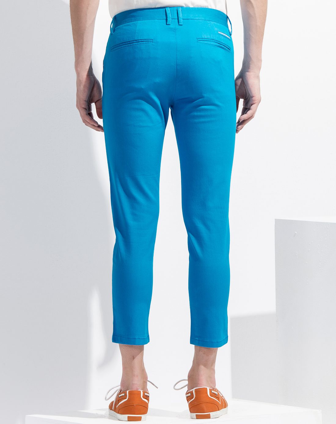 (特惠)青兰色青春活力休闲九分裤