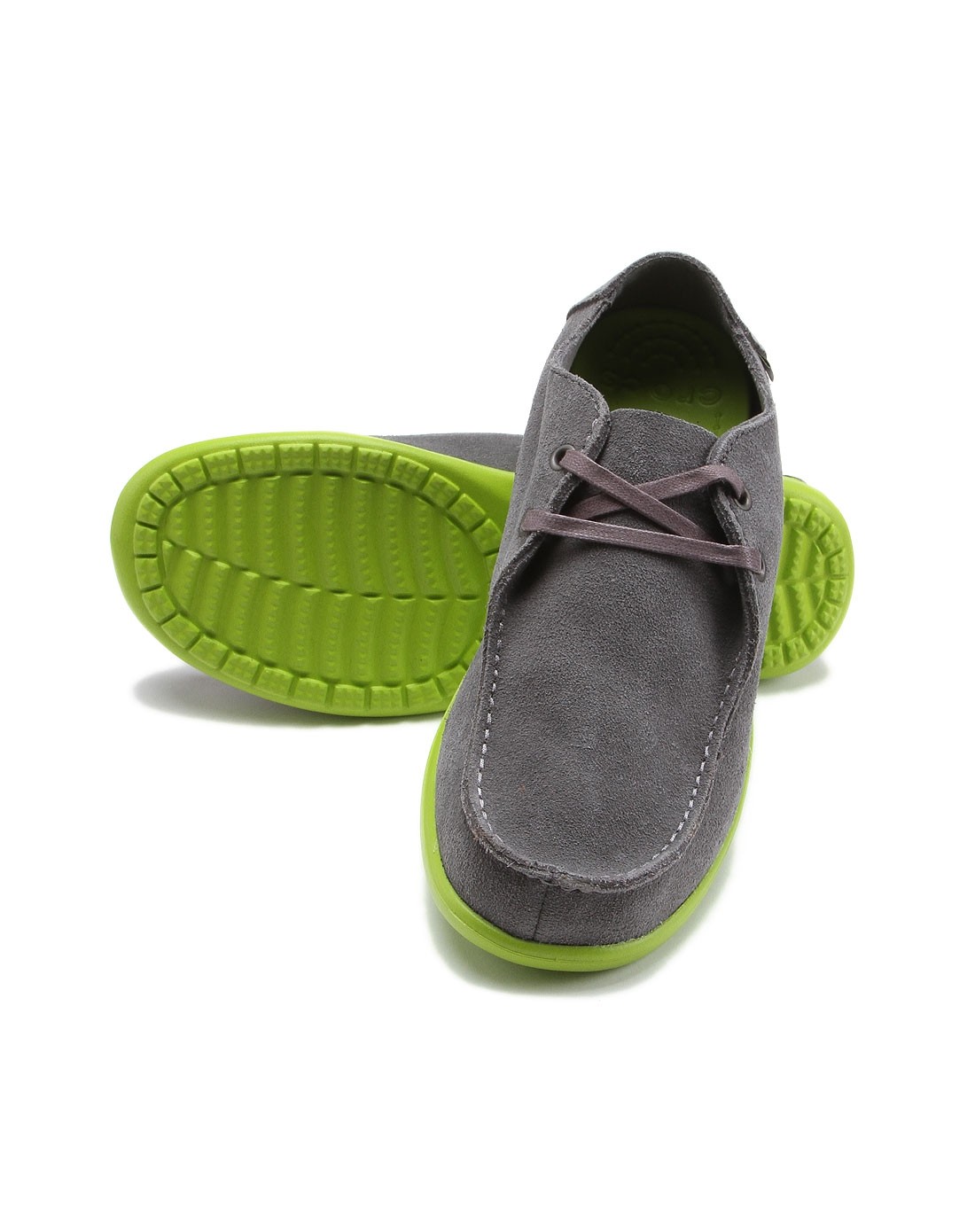 男式炭灰/翠绿圣克鲁兹带鞋