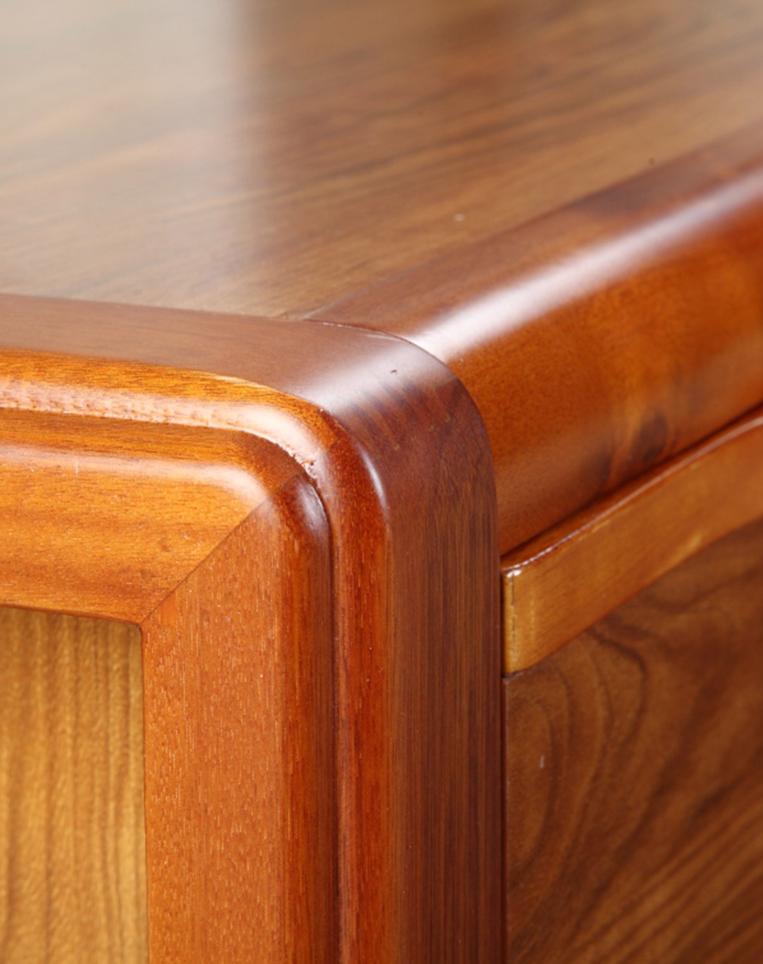 中式板木结合红梨木框架1.8m地柜