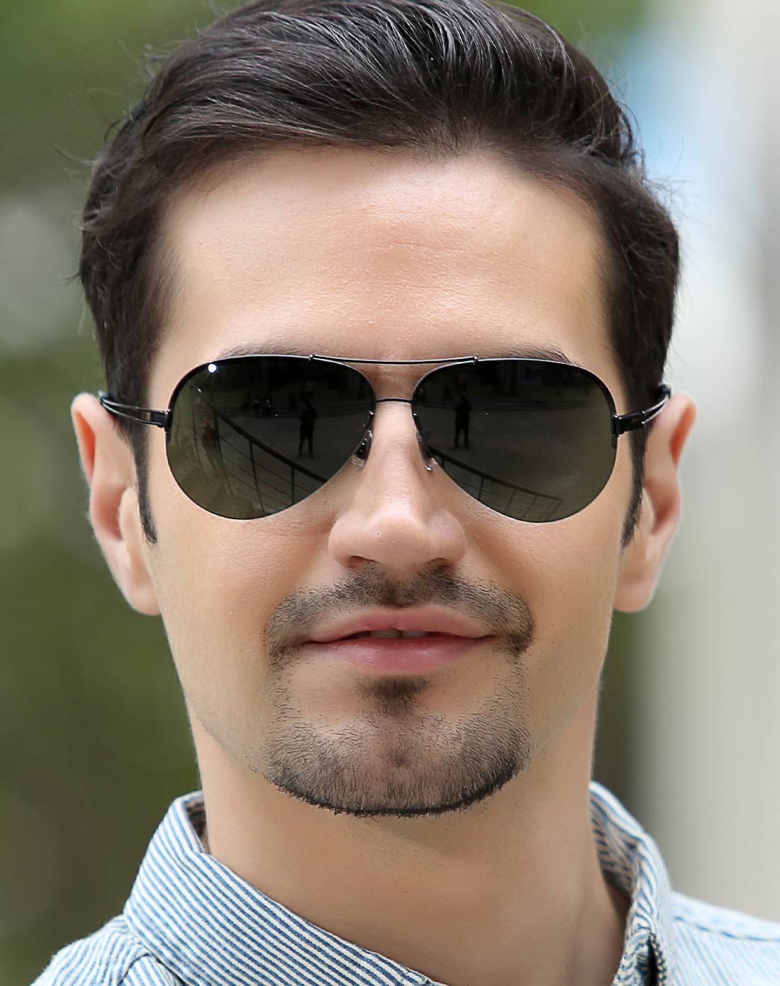 圣大保罗太阳眼镜专场圣大保罗 清秀非凡经典蛤蟆男款偏光镜po1818c