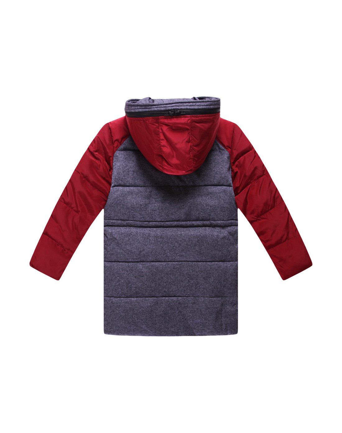 男童深灰铺棉外套