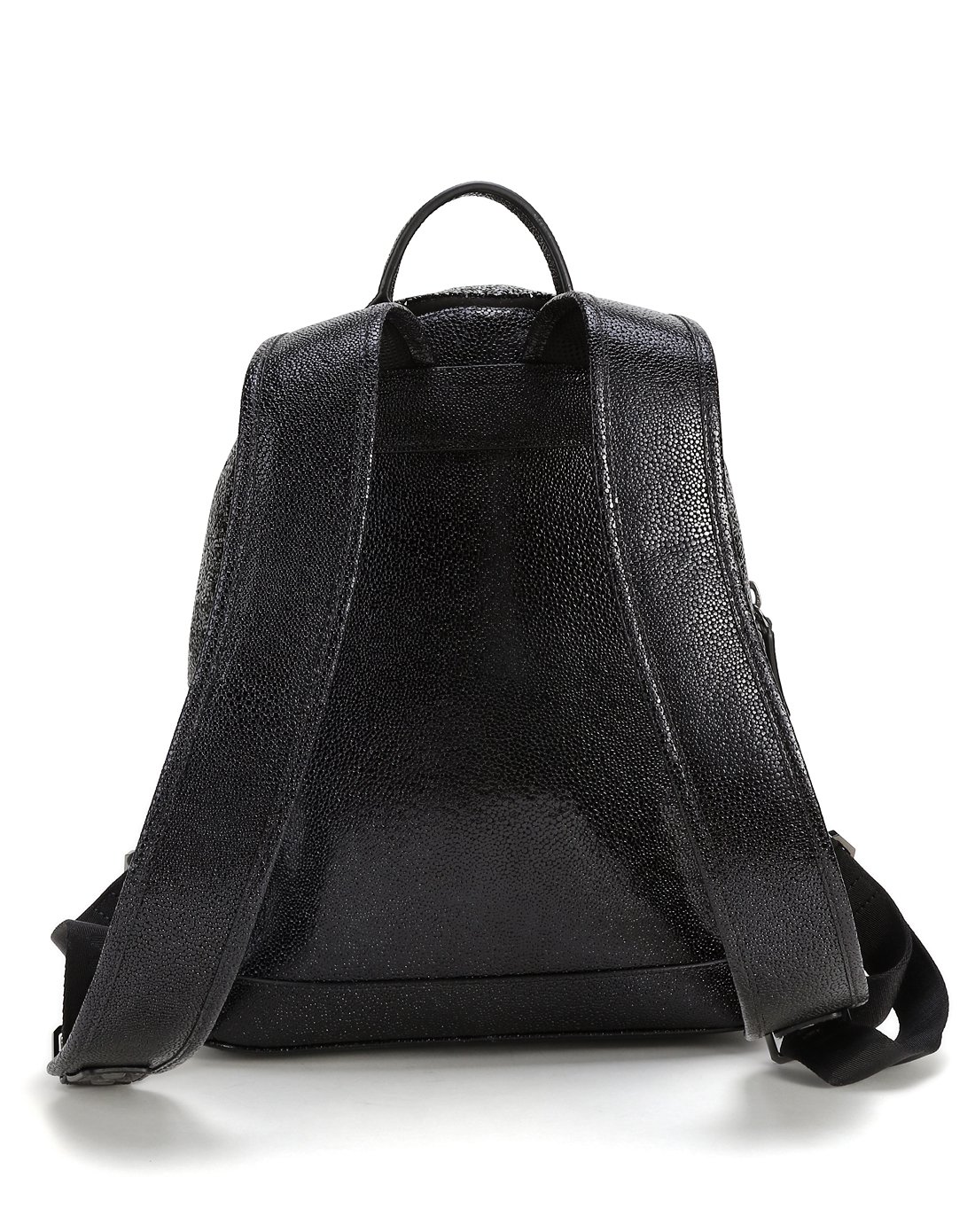 mcm女款仿宝石闪耀双肩包黑色