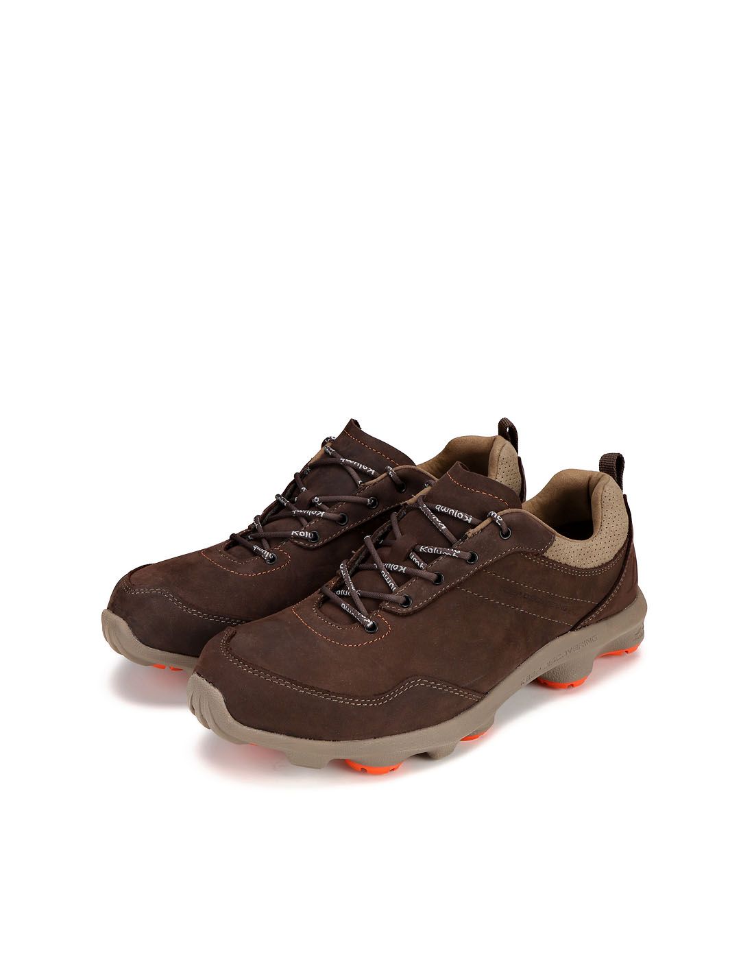 哥仑步 抓地防滑男款咖啡色徒步鞋