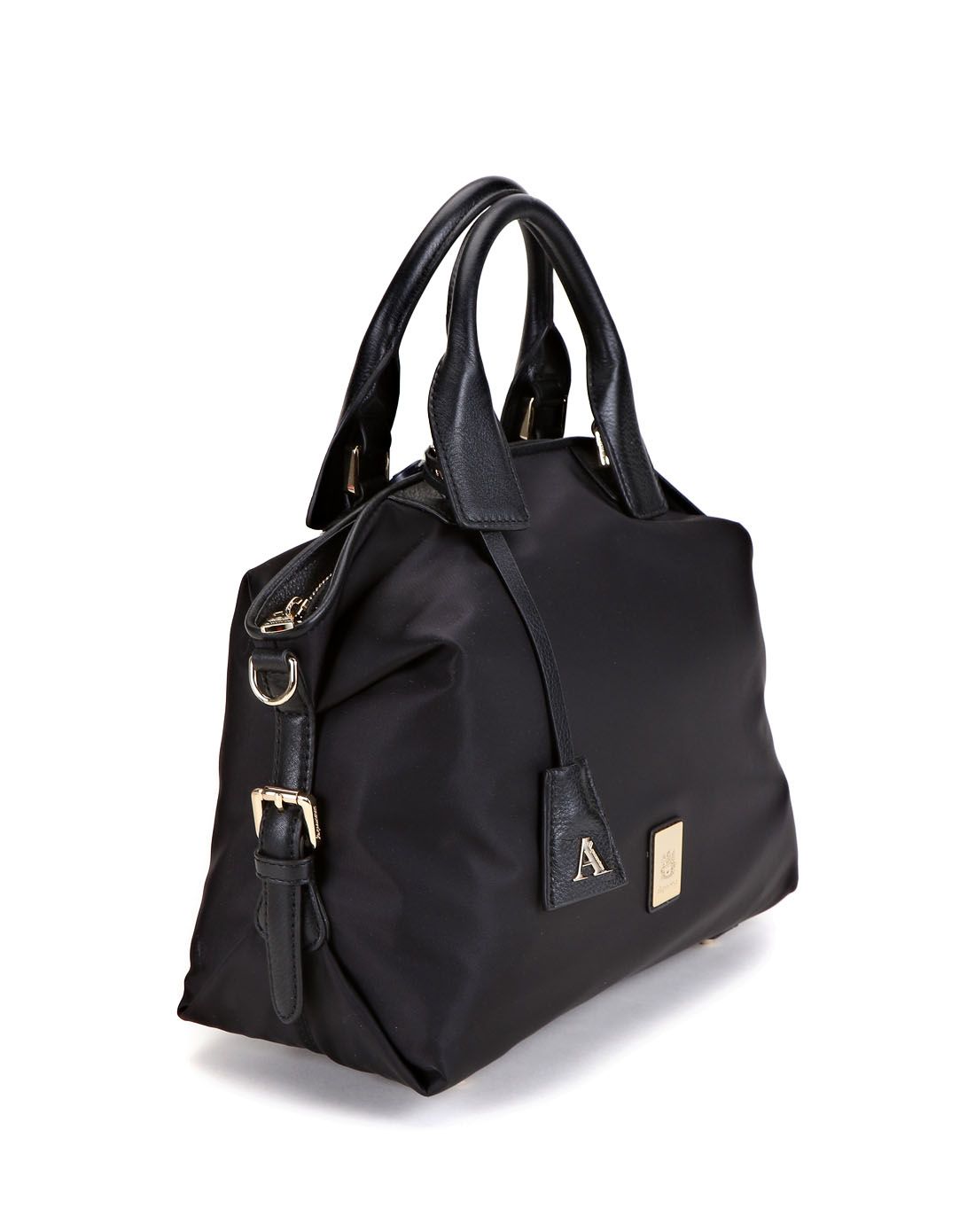 女款黑色简约休闲手提包