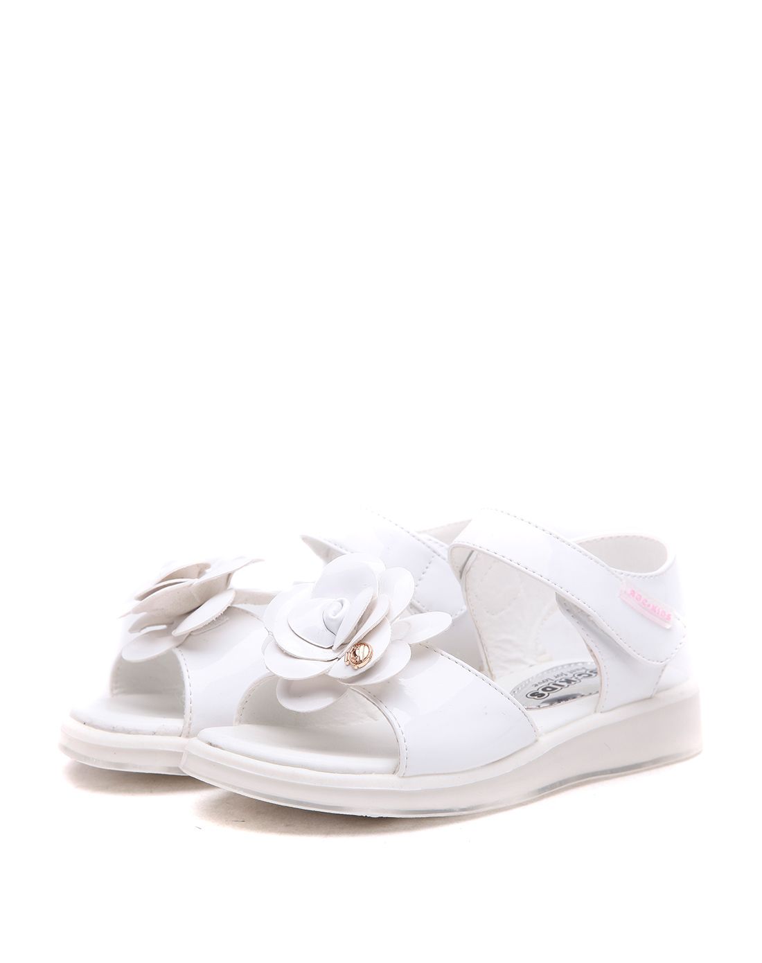 女小童白色皮凉鞋【25-30码】