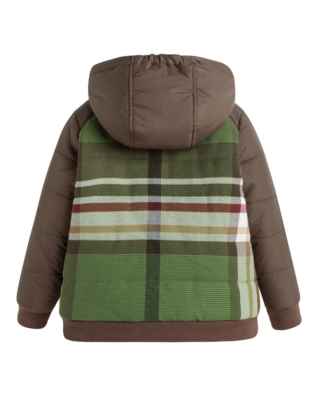 男女童同款咖啡铺棉外套