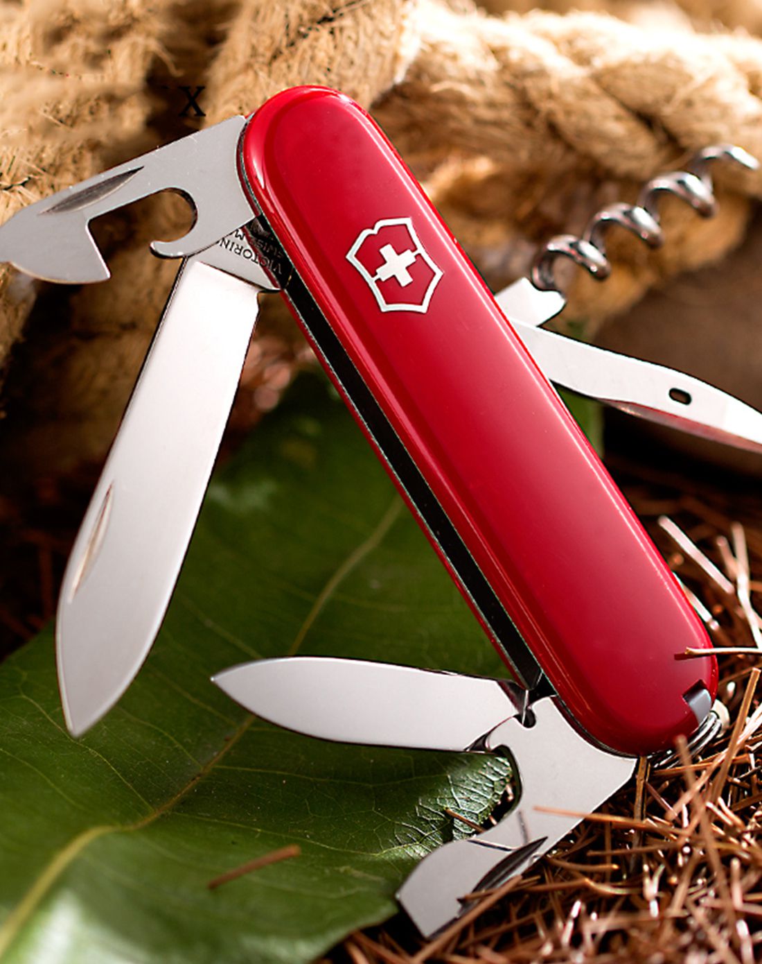 victorinox 瑞士军刀84mm 漫游者红色12功能刀