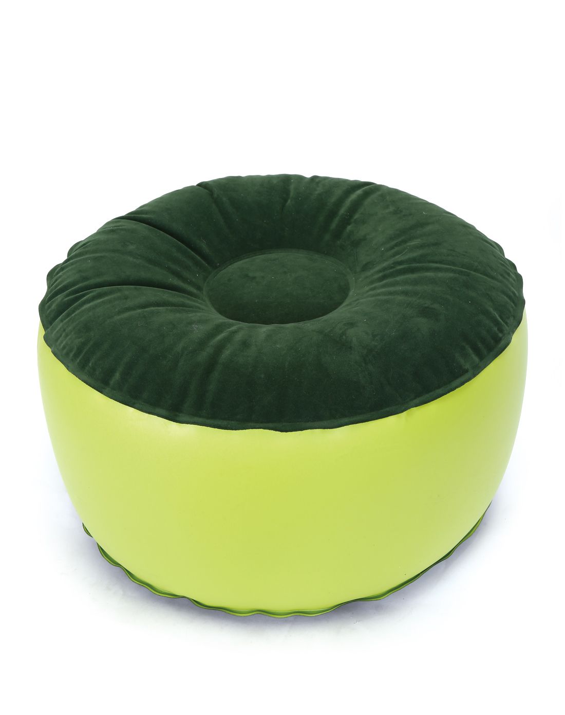 户外瑜伽休闲玩乐环保苹果充气凳—绿色