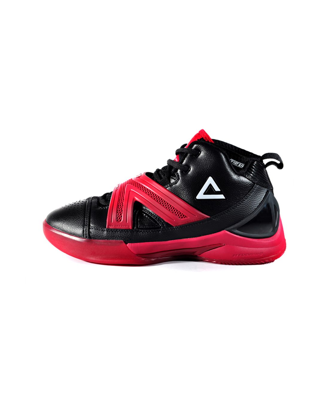 巴蒂尔七代 男款黑配红色专业篮球鞋 透气耐磨