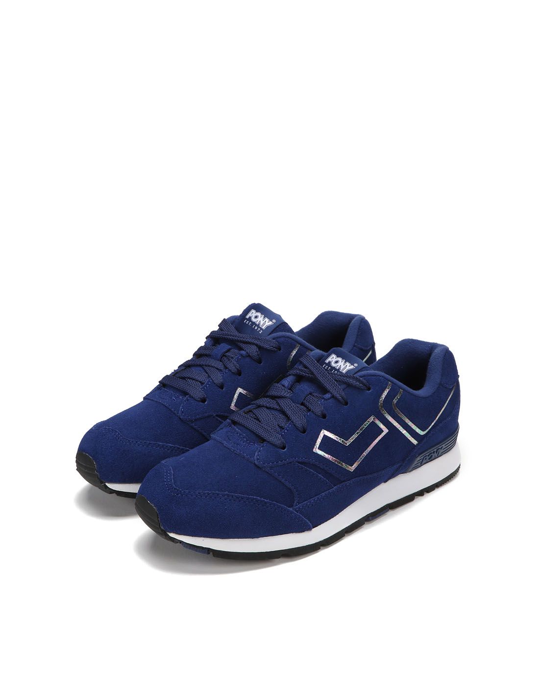 经典复古 男款深蓝色运动跑步鞋