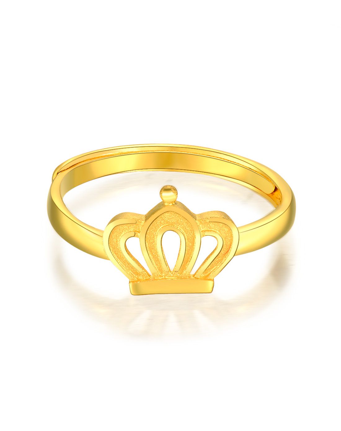 中国黄金 黄金 女王王冠戒指