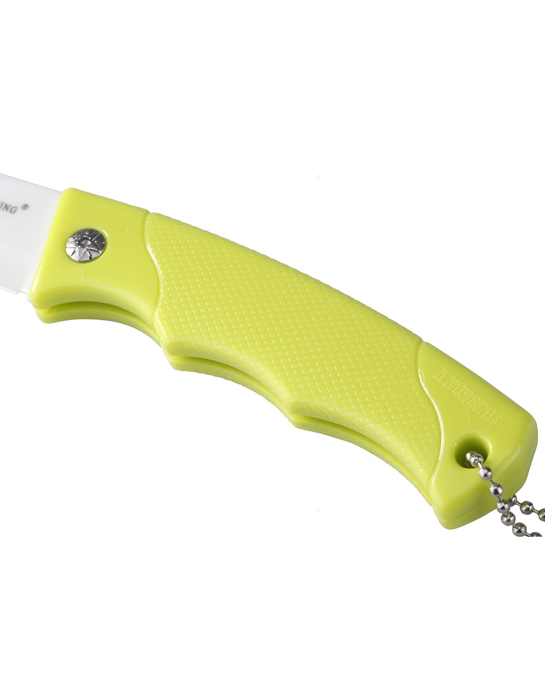 折叠陶瓷刀绿色