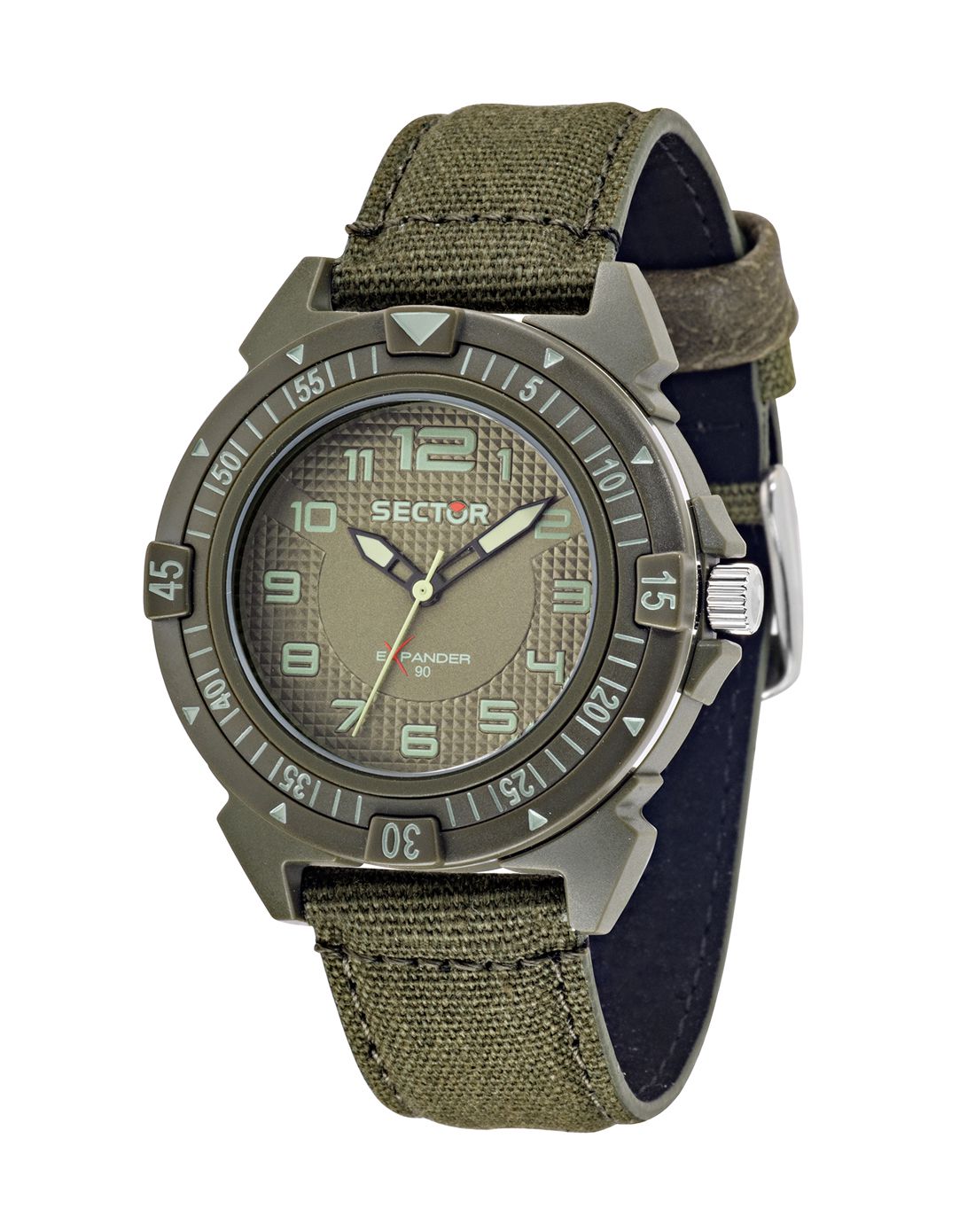 sector 腕表专场男款军绿色刻度表盘时尚石英手表r3251197135_唯品会