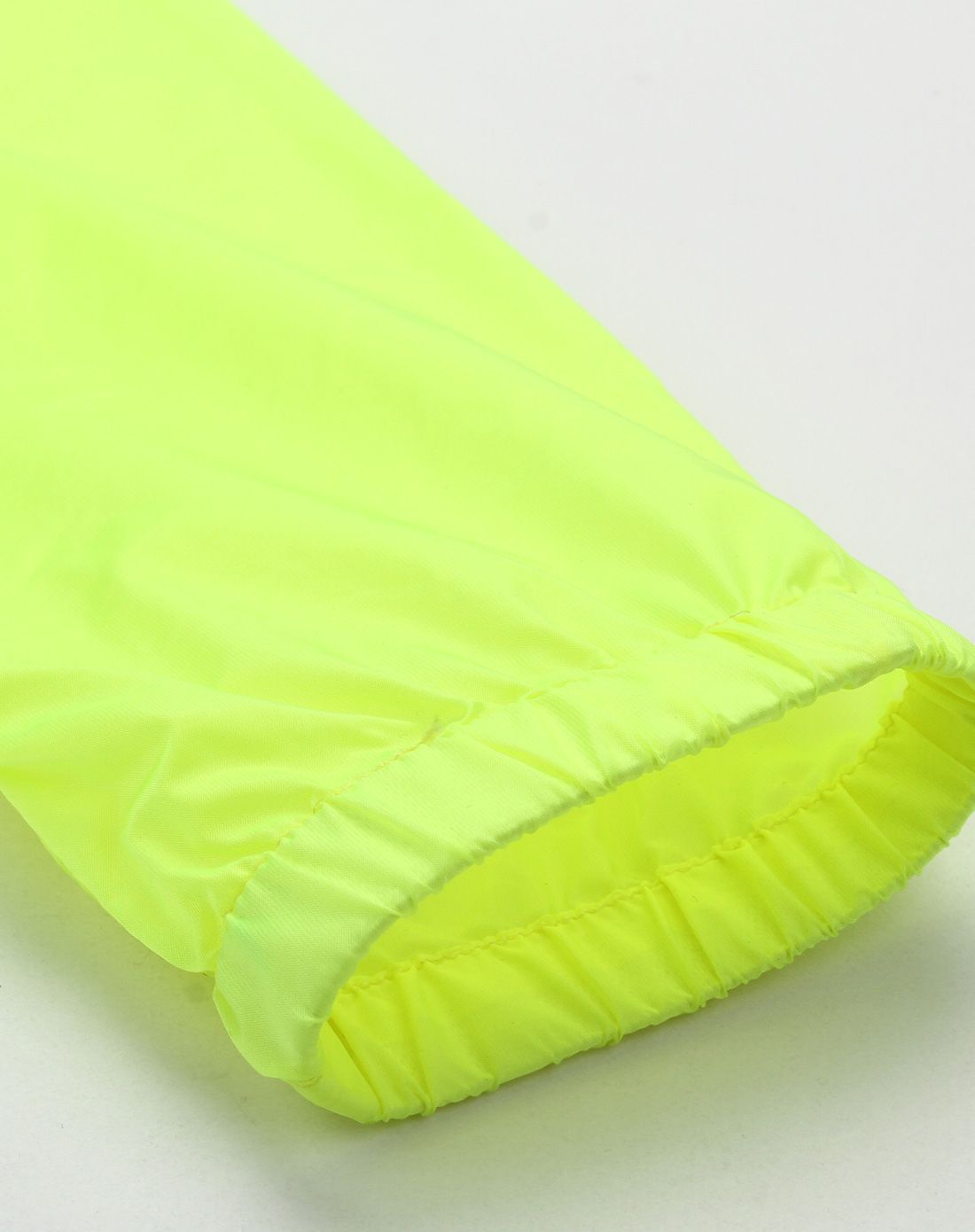 女童荧绿色时尚糖果色防风外套