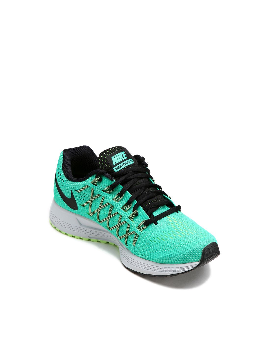 air zoom pegasus 32 女款薄荷绿配黑色跑步鞋