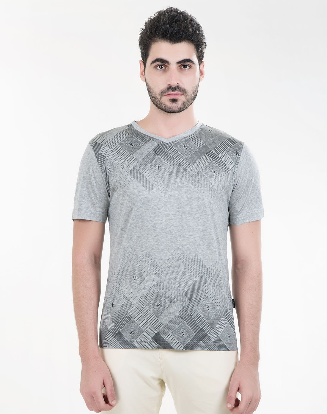 天丝棉商务休闲舒适短袖t恤