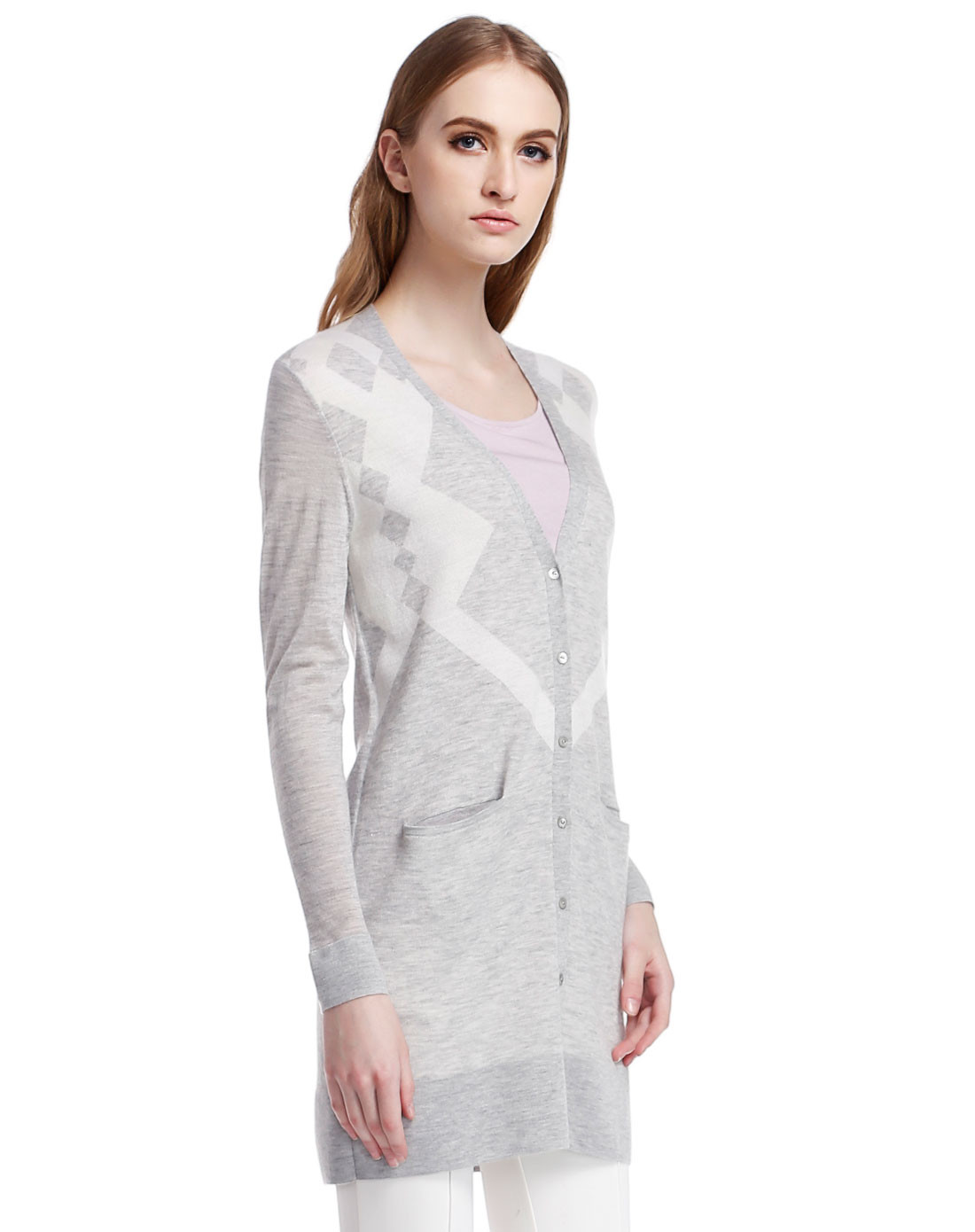 anteprima 女款银色长袖上衣潮流时尚