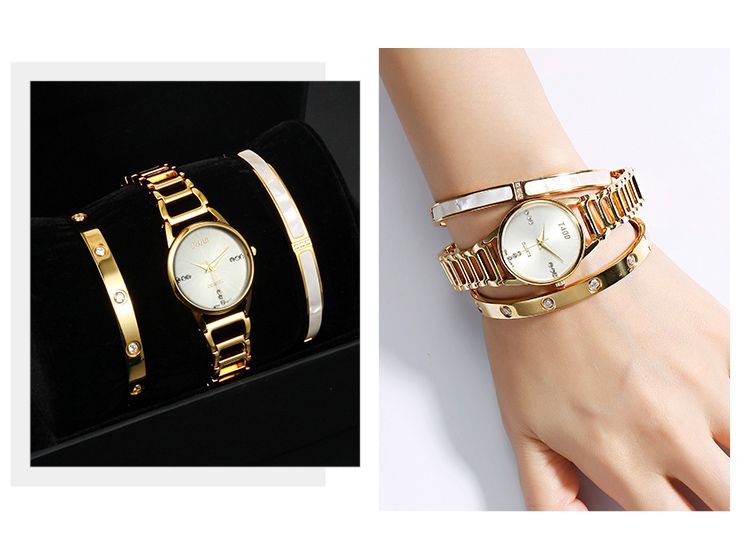 t400 轻奢质感手表手镯套装