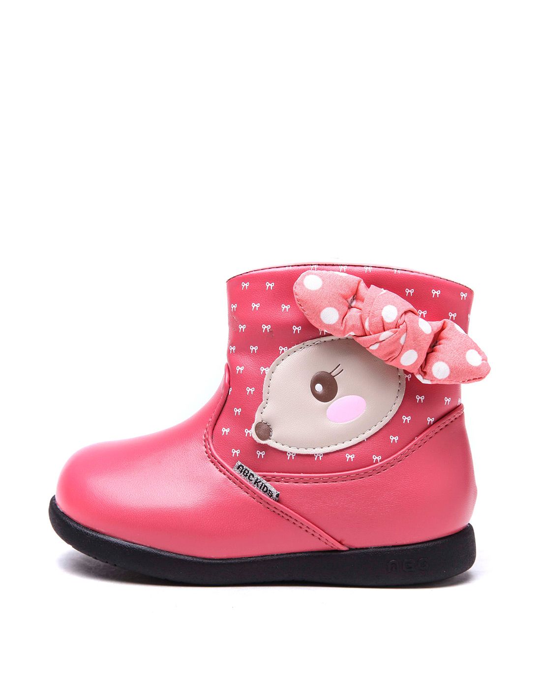 abckids男女童鞋女宝宝西瓜红二棉皮鞋【20-25码】p5311216d-6700