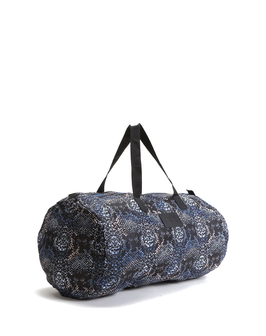 marc by marc jacobs男款深蓝配多色个性印花帆布手提托特包