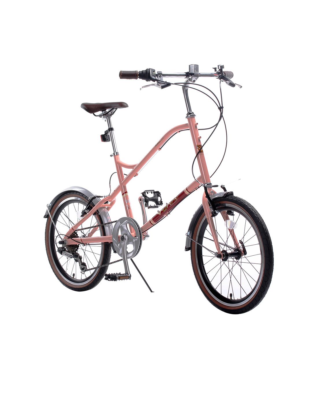 捷马gamma自行车专场直发货 微单乐活2.0版20寸 中性款几米粉色 7速