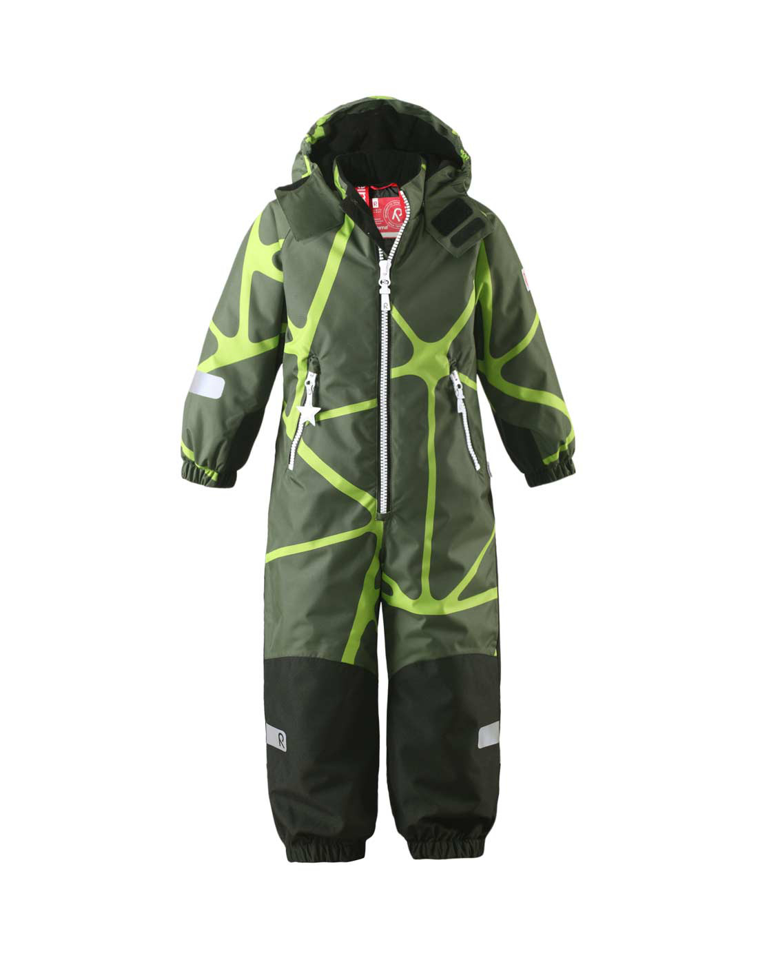 男中童款深绿色连体服 防水保暖