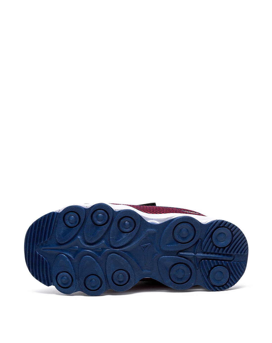 男童小童透气舒适弹簧底运动鞋【26-30】深蓝红