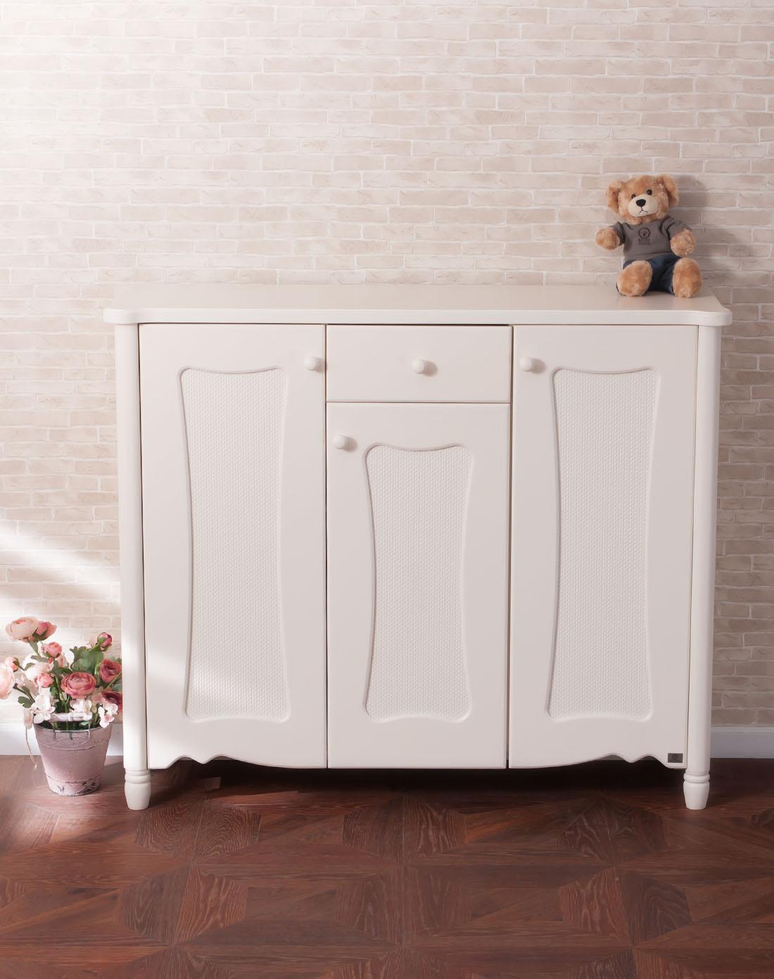 1.2米田园三门鞋柜