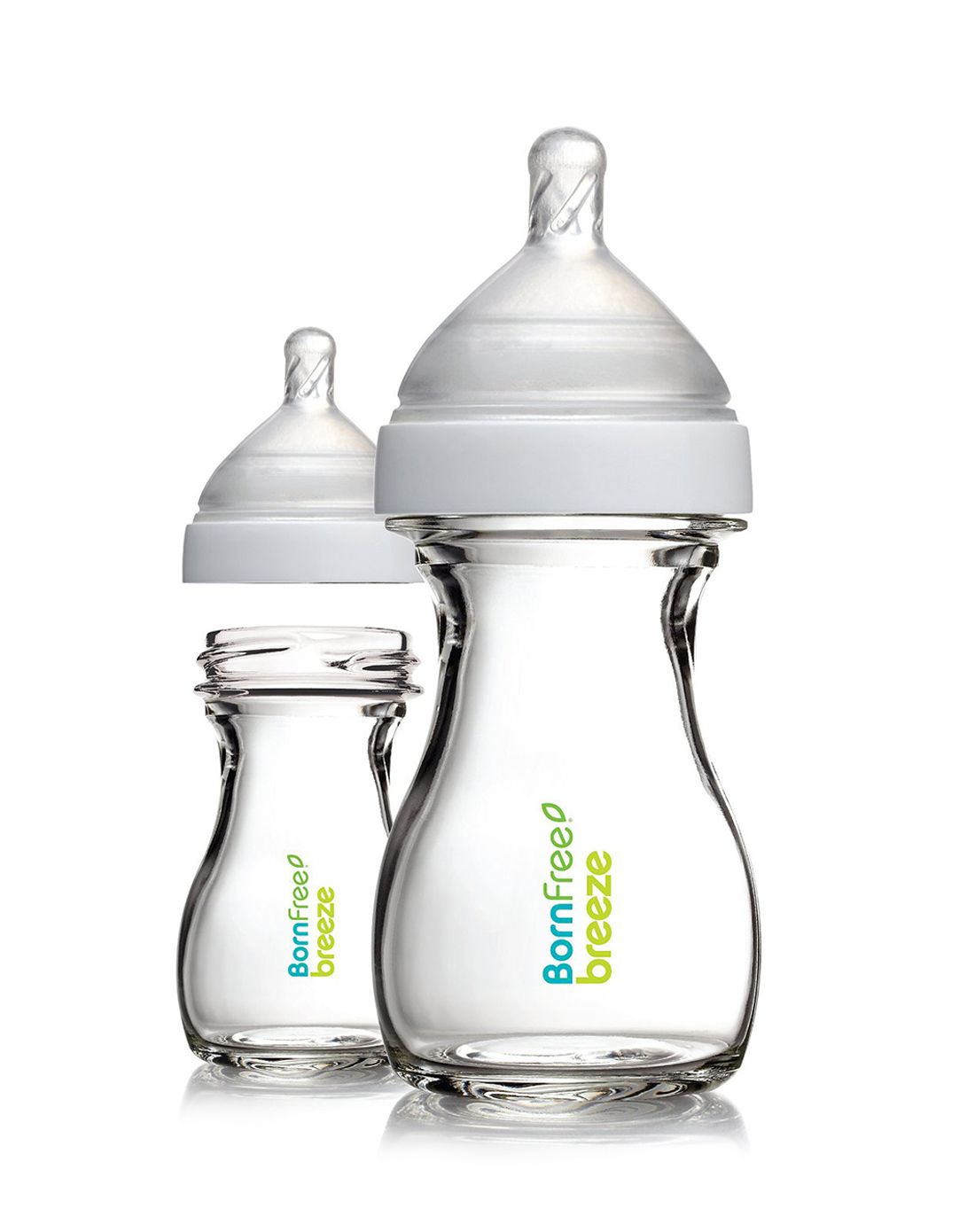 born free 宽口径玻璃奶瓶147ml(两只装)