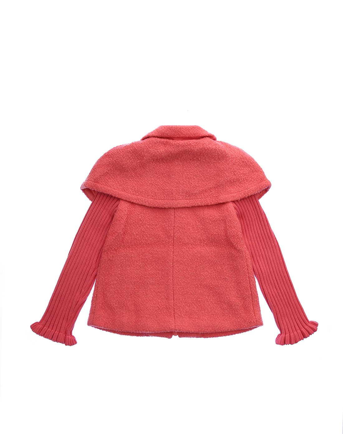 小猪班纳女童西瓜粉童针织夹外套