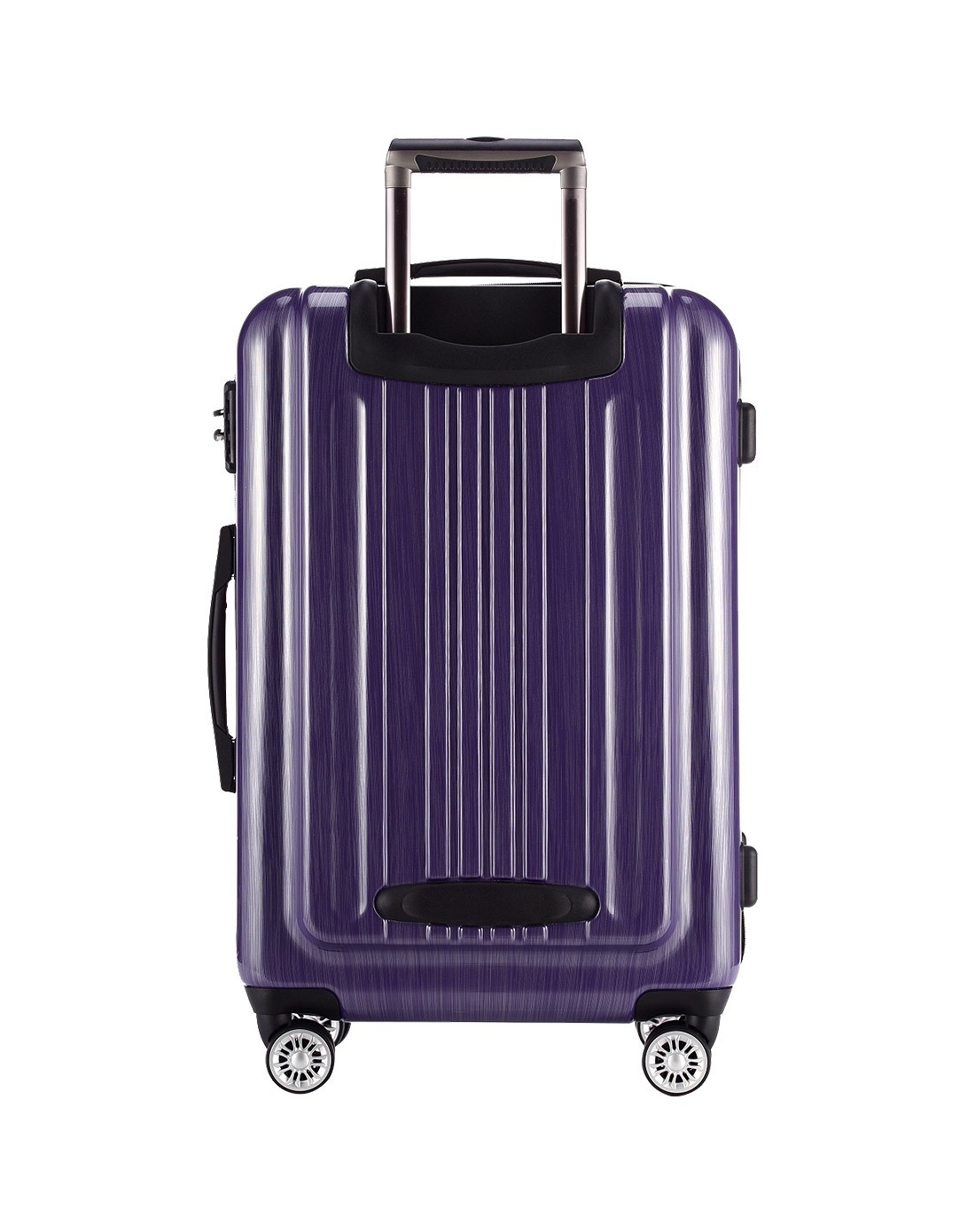 tuscarora 商旅两用镜面拉丝纹路拉杆箱紫罗兰26寸