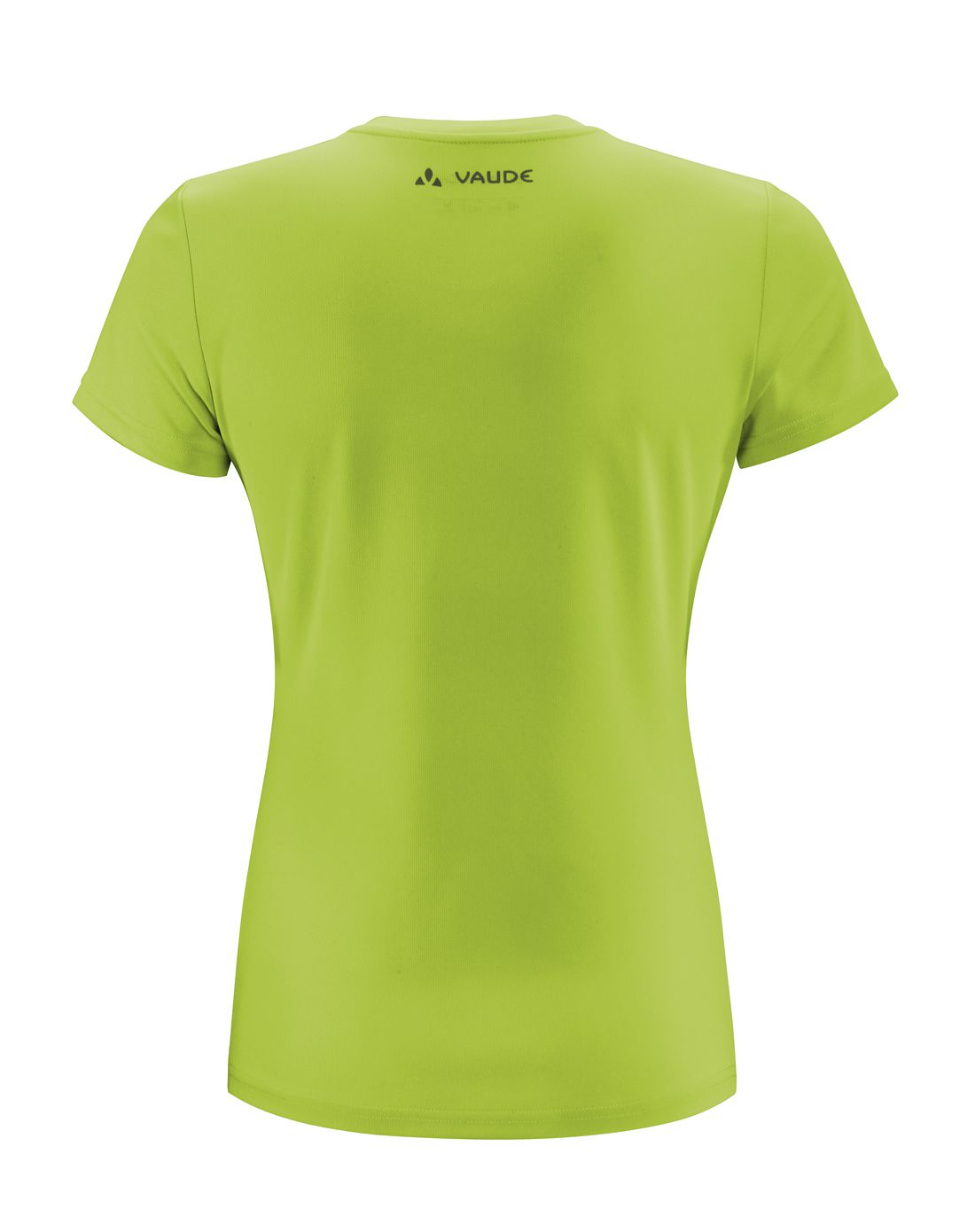 干爽透气 女款黄绿色圆领短袖t恤 速干易整理