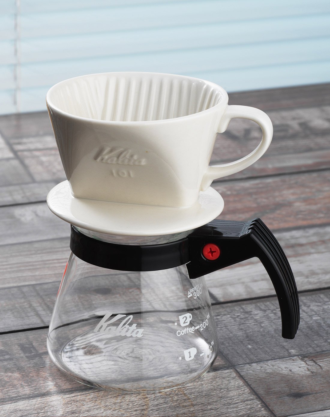 kalita 陶瓷滤杯手冲咖啡壶套餐101/1-2人份