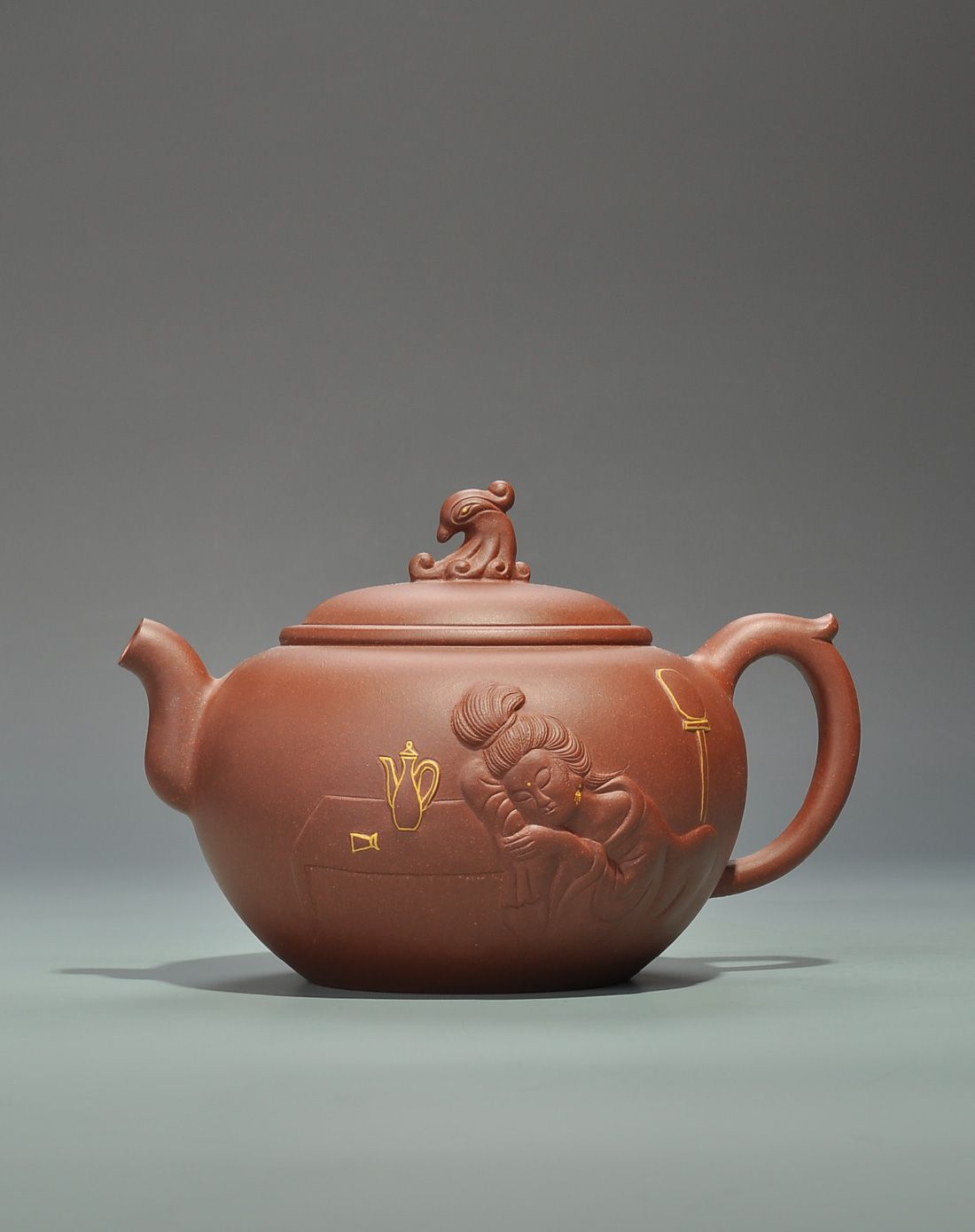 周良荣-贵妃醉酒紫砂壶