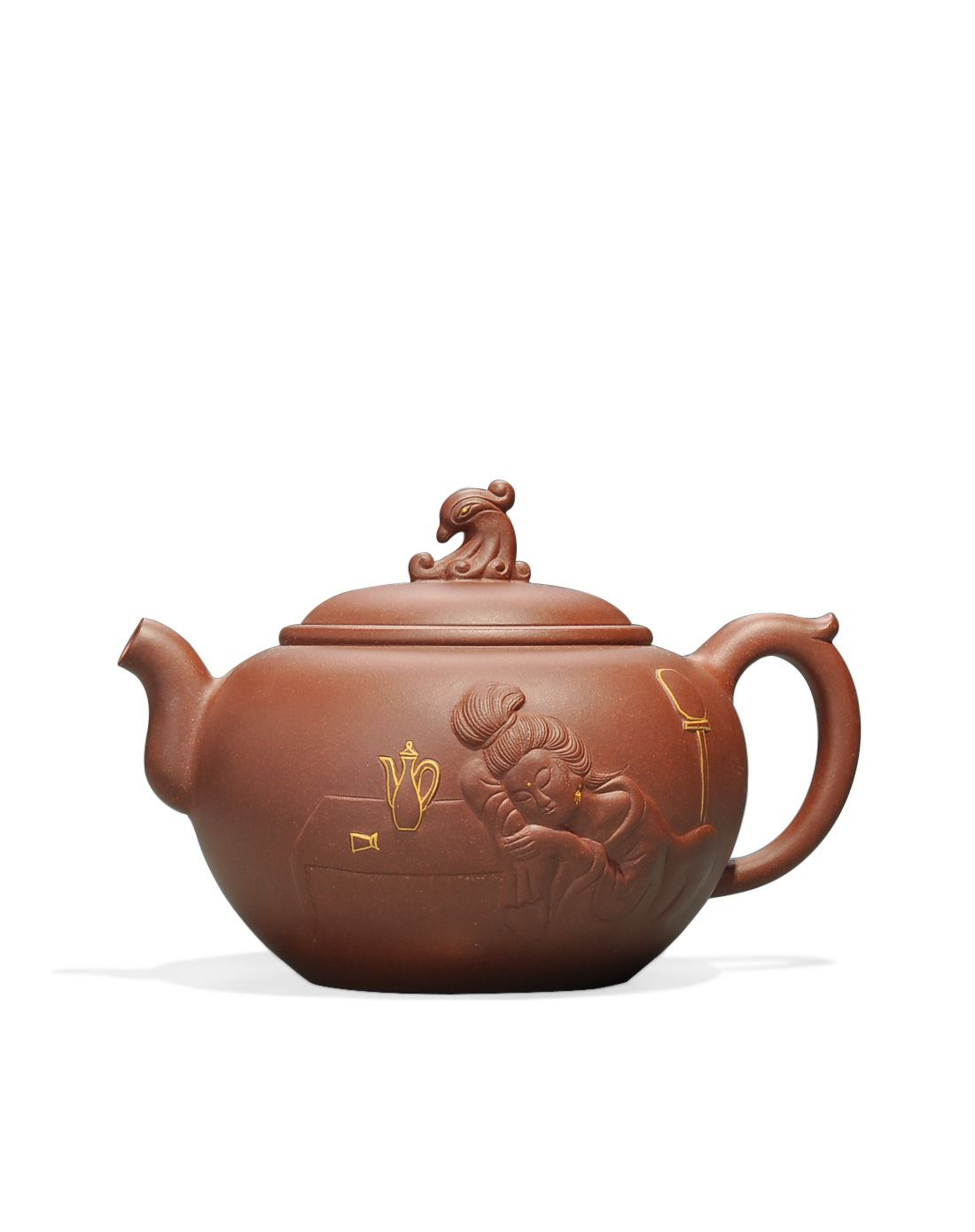 周良荣-贵妃醉酒紫砂壶