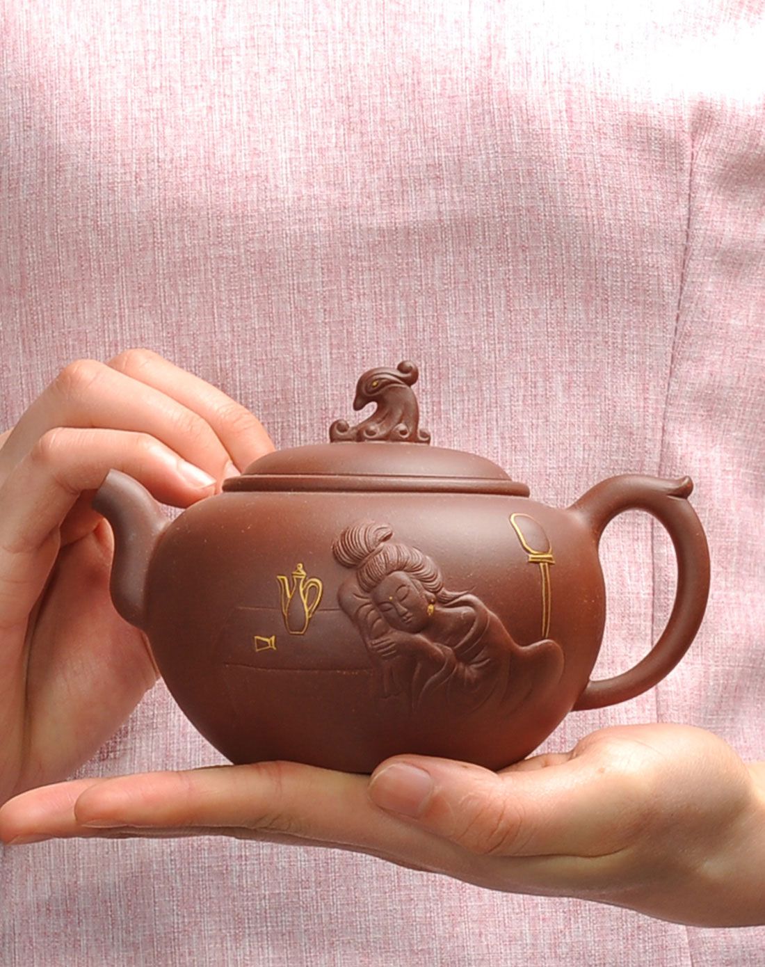 周良荣-贵妃醉酒紫砂壶