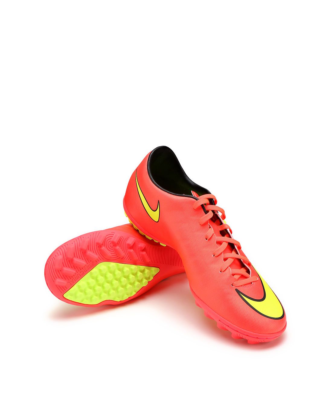 刺客9代 男款荧光红色足球鞋 运动碎钉