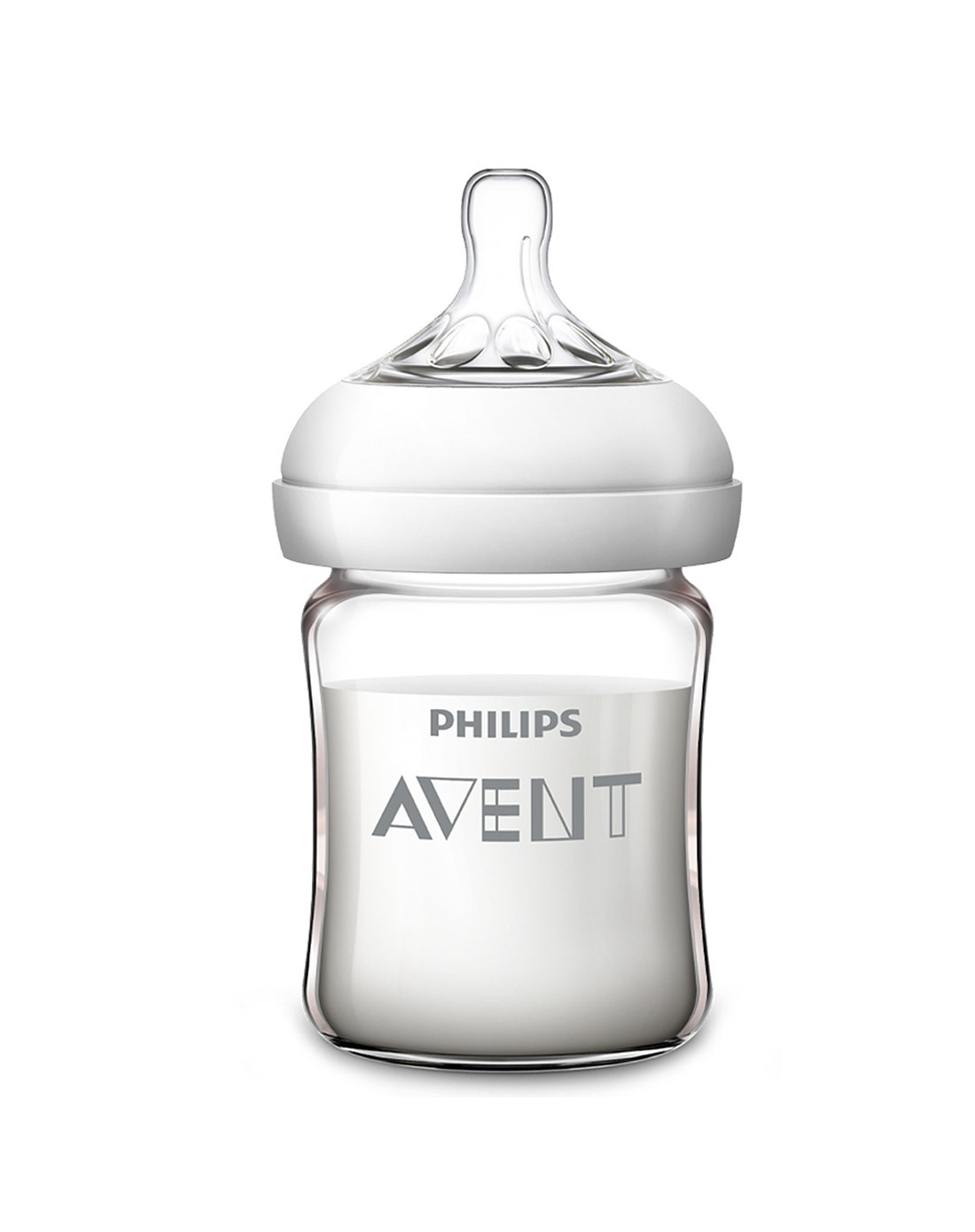 飞利浦新安怡宽口径自然顺畅玻璃奶瓶 4盎司/125毫升