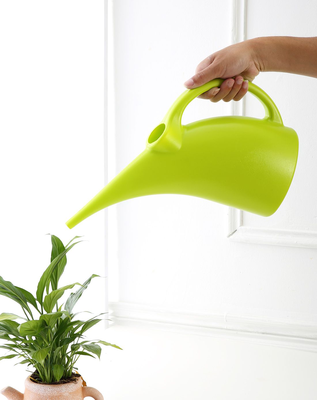 jm居家良品欧式浇水壶2l(果绿色)