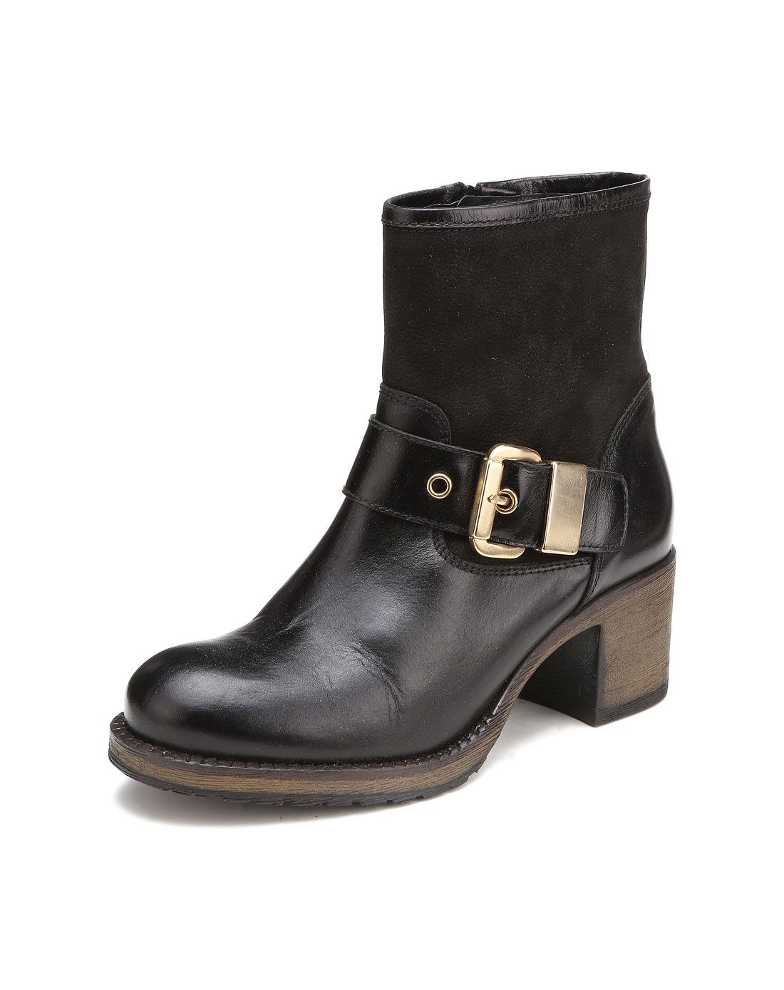 德国品牌ara进口牛皮革摩卡色女靴