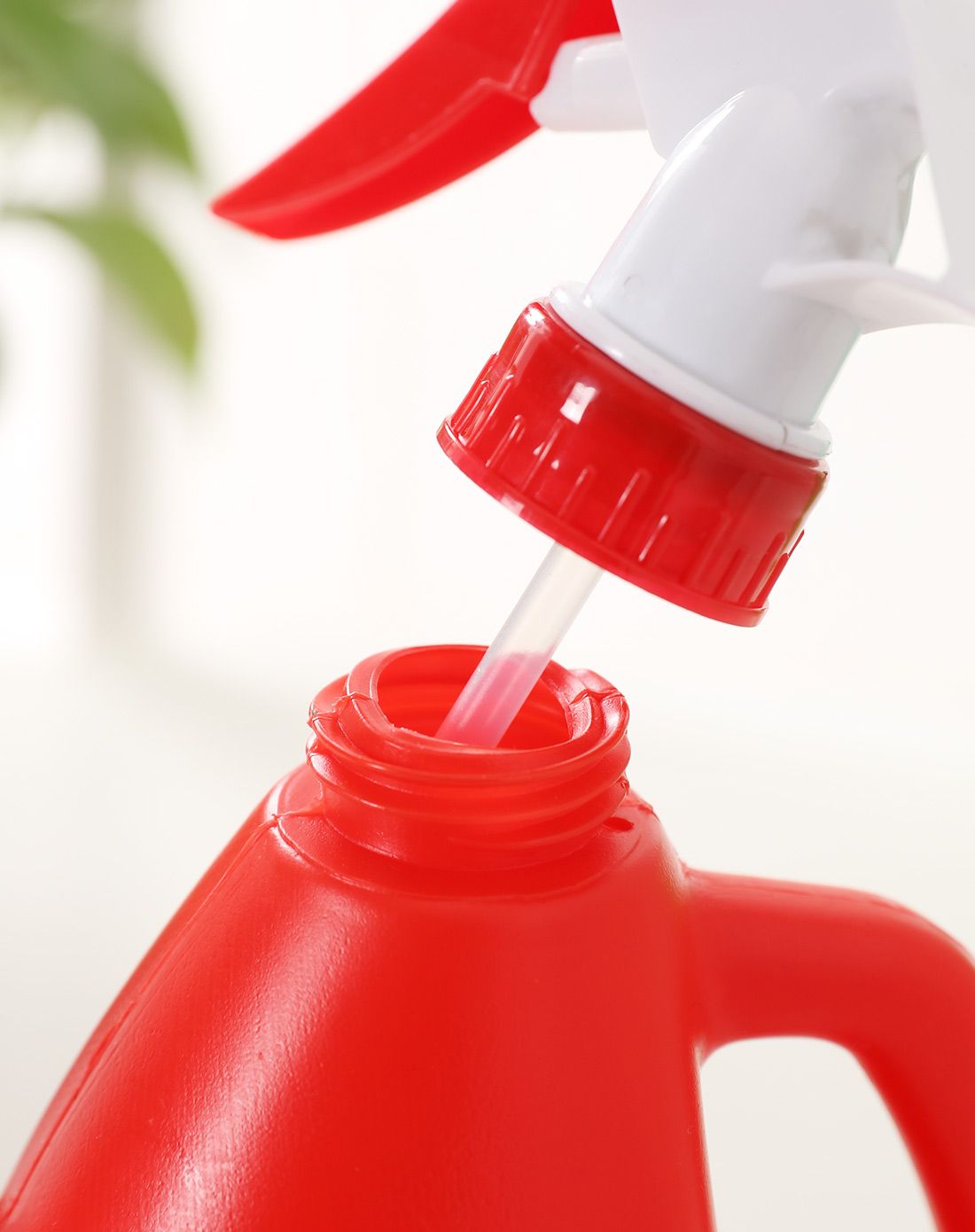 韩式高品手压式两用喷壶浇花壶(红色)