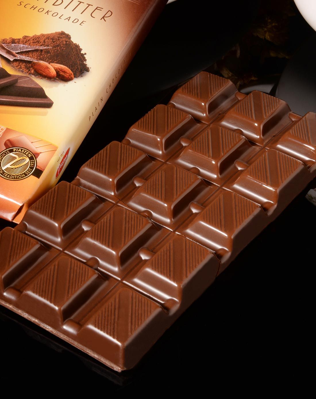 皮雅仕黑巧克力排块 100克