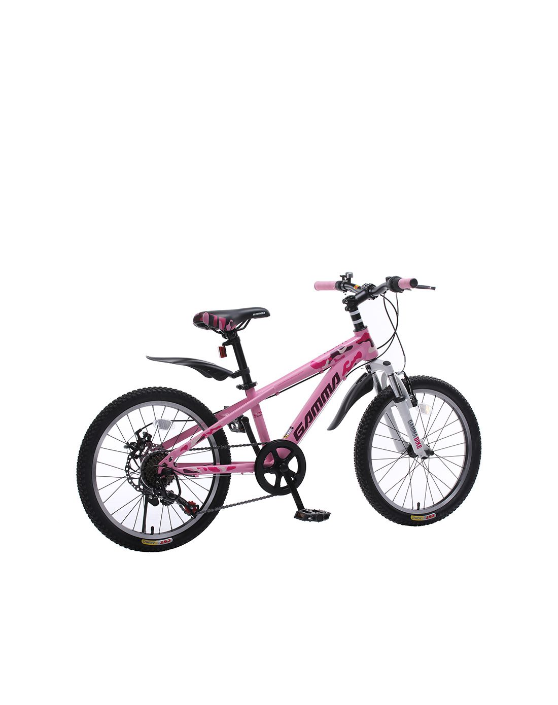 捷马gamma自行车专场直发货捷豹20寸 中性款粉色山地车 7速gma096-2