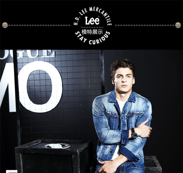 lee 时尚潮流简约防水男士石英表