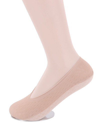 皮尔.卡丹 6双肤色莫代尔无缝凉爽透气隐形船袜