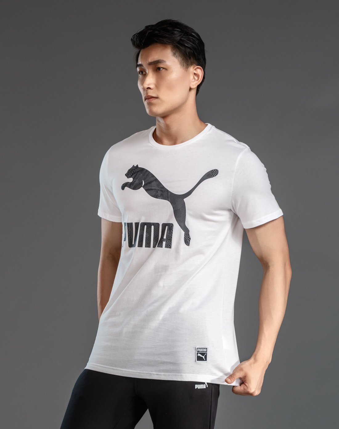 彪马puma 纯棉轻透 男款短袖t恤