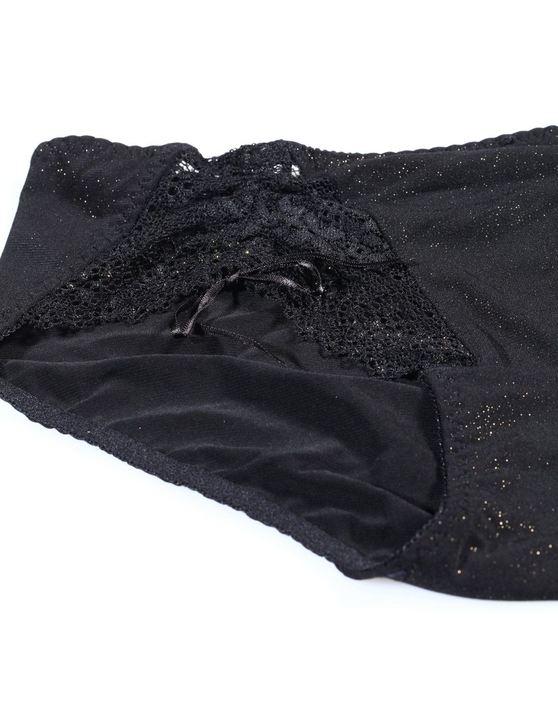 黑色金彩幻影性感舒适内裤