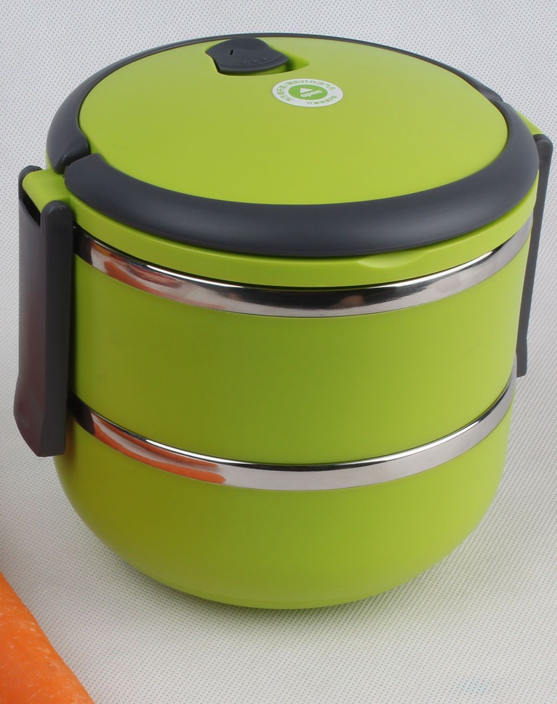 乐尚双层饭盒(绿色)